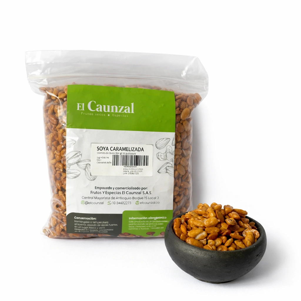 Soya caramelizada_ Soya caramelizada El Caunzal - Frutos Secos y Especias de Calidad