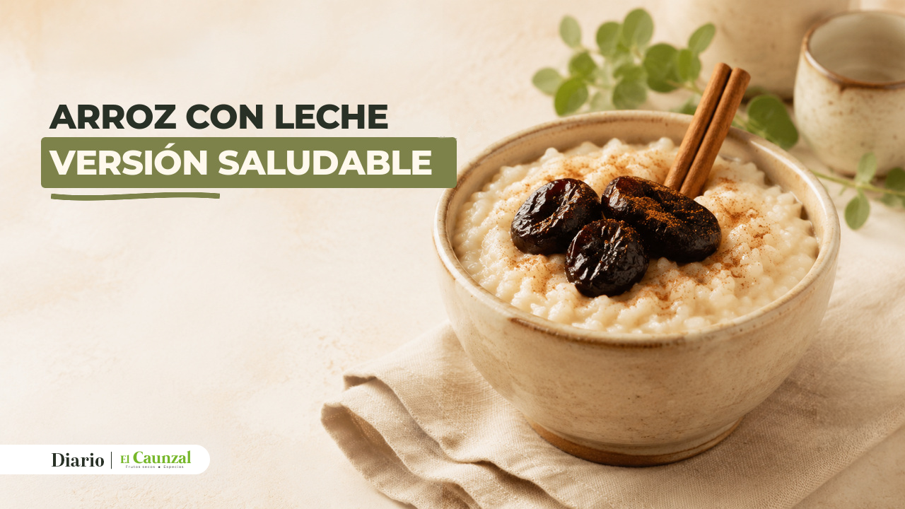 arroz con leche saludable - portada del artículo de El Caunzal