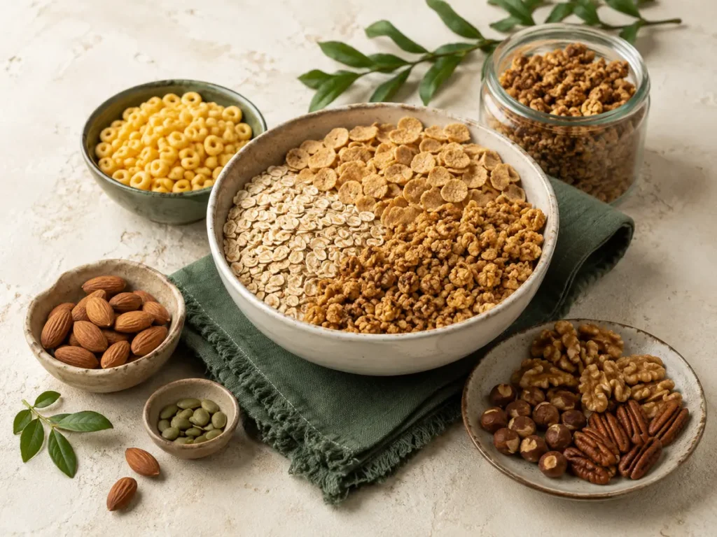 Selección de Cereales y granolas