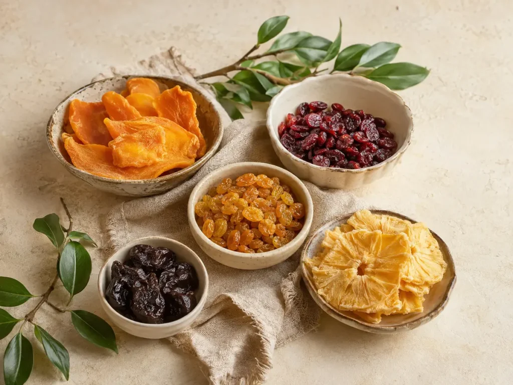 Selección de Frutas deshidratadas