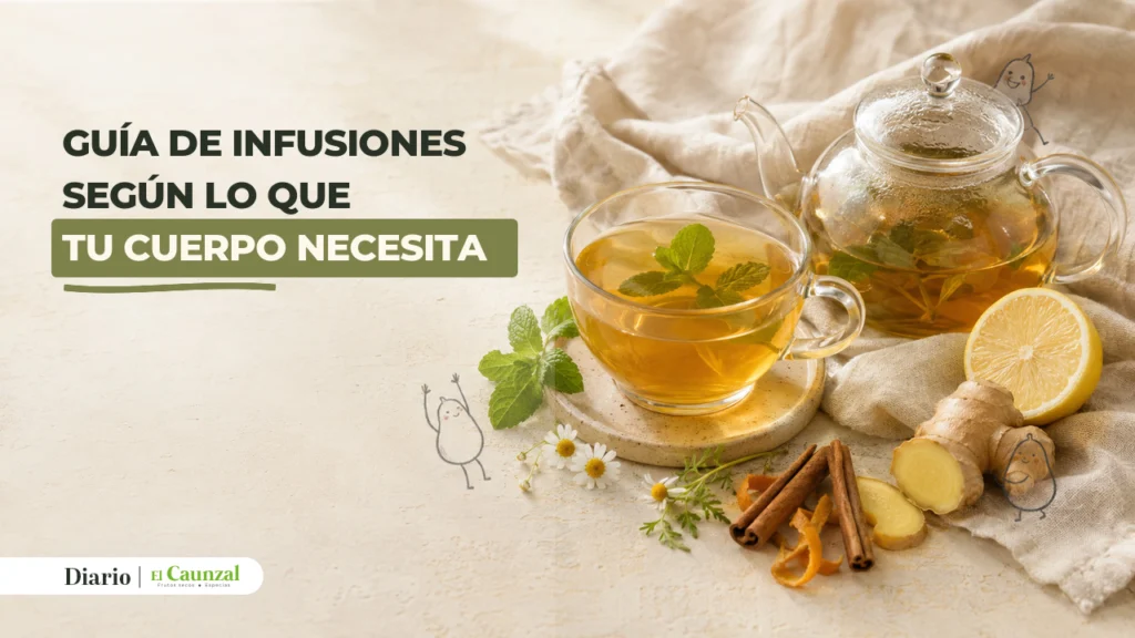 guía de infusiones - portada del artículo de El Caunzal