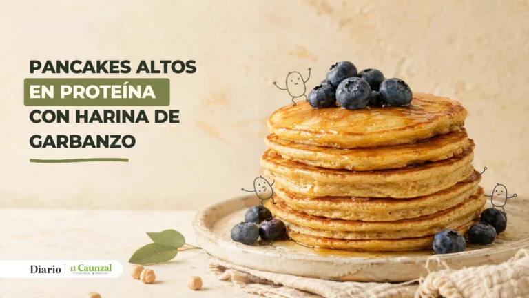 pancakes altos en proteina con harina de garbanzo el caunzal El Caunzal - Frutos Secos y Especias de Calidad