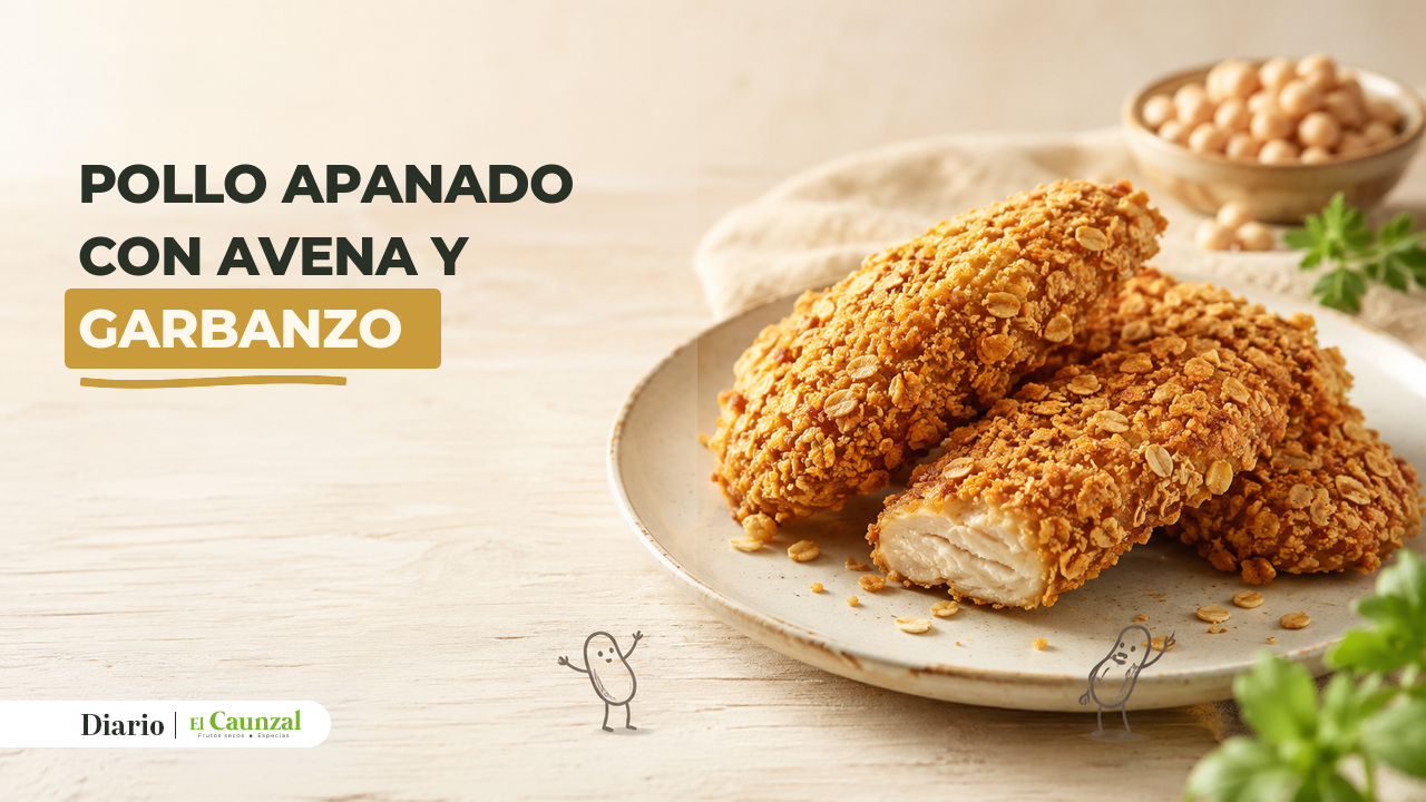 Pollo apanado con avena y garbanzo 1 El Caunzal - Frutos Secos y Especias de Calidad pollo apanado con avena y garbanzo - portada del artículo de El Caunzal