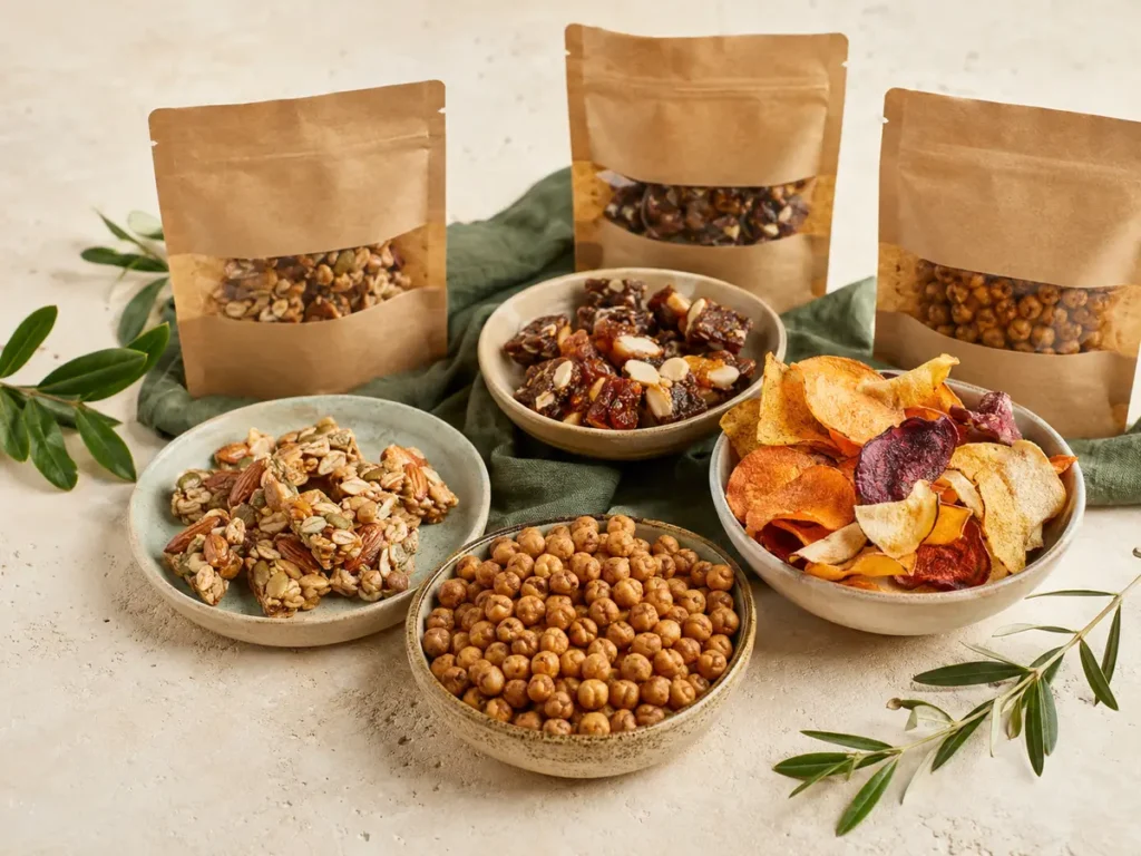 Selección de Snacks Saludable